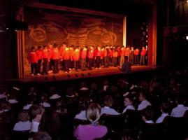 Young Choral Speakers take Centre Stage at the Oldham Coliseum Theatre